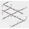 PRŮBĚŽNÝ NAPAJEČ PULSE DALI NORDIC ALUMINIUM Průběžný napájecí díl pro 3F lišty PULSE DALI, povrch šedá, 3x400V/3x16A, + sběrnice DALI 50V/1A, IP20, NORDIC ALUMINIUM - GLOBAL TRACK - LIVAL náhled 2