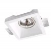 KARAVA SPOT 1x50W IP20 230V Stropní, podhledové bodové svítidlo, těleso sádra, povrch bílá, pro žárovku 1x50W, G53, 12V, IP20, rozměry 200x200x85mm náhled 1