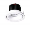 VERA LED 1x10W 3000K 800LM 230V IP20D=105mm Stropní, podhledové svítidlo, těleso hliník, povrch bílá, LED 1x10W, teplá 3000K, 800lm, 230V, IP20, rozměry d=105mm h=74mm náhled 1