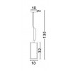 CUTS 1x60W E27 230V IP20 Závěsné svítidlo, základna kov, povrch mosaz antická, krycí sklo čiré, pro žárovku 1x60W, E27, 230V, IP20, rozměry 130x130x320mm, vč.závěsného kabelu l=1300mm, lze zkrátit náhled 2