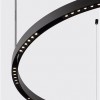 RINGOLI LED 24W UGR<12 Závěsné svítidlo, těleso hliník, černá, pro max 4 segmenty LED á 6W svítí dolů + 10W nahoru, teplá 3000K, Ra80, 230V/24V, IP20, rozměry d= 800mm, vč lank závěsu h=1500mm, segmenty dodávány SAMOSTANĚ náhled 2