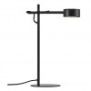 ROBOTTI TABLE Stolní lampa, těleso kov, povrch černá, difuzor plast, LED 5W, 350lm, teplá 2700K, Ra80, 230V, IP20, tř.2, stínítko d=85mm, úhel otočení 130°, vč vypínače kabelu s textilním úpletem-černá, l=1500mm náhled 1