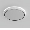 OLOF IP44 3000K/4000K Stropní svítidlo, těleso plast/hliník, povrch černá, difuzor plast, LED 15W, 1650lm, teplá 3000-4000K+noční osvětlení, dim to warm, Ra90, 230V IP44, d=350mm, vč odnímatelných kruhů náhled 5