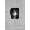 ALV 24 Závěsné svítidlo, těleso dřevo, povrch černá, pro žárovku E27, max. 60W, 230V IP20, tř.2, stínítko d=240mm, včetně závěsného kabelu s textilním úpletem - černá, l=3000mm náhled 2