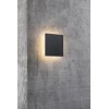 MALEVIČ SQUARE Venkovní nástěnné svítidlo, těleso hliník, povrch černá, difuzor plast opál, LED 8W, 484lm, teplá 3000K, Ra80, 230V, IP54, tř.1, rozměry 150x150mm náhled 2