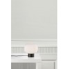 LUOMU TABLE Stolní lampa, těleso sklo, povrch bílá opál s černými detaily, pro žárovku E27, max. 4W, 230V IP20, tř.2, h=200mm, stínítko d=200mm, včetně vypínače kabelu s textilním úpletem - bílá, l=1500mm náhled 3