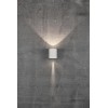 MONTA Nástěnné svítidlo interiérové/venkovní, těleso kov, povrch galvanizovaný, difuzor plast, LED 2x6W, 500lm, teplá 2700K, Ra80, 230V, IP44, tř.1, rozměry 104x87mm, svítí nahoru/dolů, vyzařovací úhel 75° náhled 22