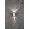 MONTA Nástěnné svítidlo interiérové/venkovní, těleso hliník, povrch černá, difuzor plast, LED 2x6W, 500lm, teplá 2700K, Ra80, 230V, IP44, tř.1, rozměry 104x87mm, svítí nahoru/dolů, vyzařovací úhel 75° náhled 25