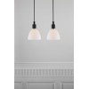 NOLD PENDANT 2x40W E14 Závěsné svítidlo, základna kov chrom, difuzor sklo opál, pro žárovku 2x40W, E14, 230V, IP20, tř.2, rozměry 120x165mm, vč. závěsného kabelu 1800mm náhled 9