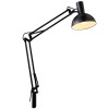 MINOGNE TABLE/CLAMP 1x6 E270W Stolní lampa se skřipcem, nastavitelný směr svícení, základna kov, stínítko kov černá, pro žárovku 1x60W, E27, 230V, IP20, tř.2, rozměry 250x200x520mm, přívodní kabel 1800mm náhled 4