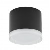 BILBA 1x12W, GX53, IP20 Stropní přisazené svítidlo, těleso hliník, povrch černá, difuzor plast opál, pro LED 1x12W, GX53, 230V, IP20, tř.1, rozměry d=85mm, h=70mm náhled 3