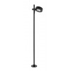 XYLOCO FL 7W IP54 Svítidlo do záhonu, nastav. směr svícení, těleso kov, povrch černá, difuzor plast, LED 7W, 400lm, teplá 3000K, Ra90, 230V, IP54, tř.1, rozměry d=120mm, h=1000mm, vč. bodcem do záhonu. náhled 3