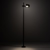 XYLOCO FL 7W IP54 Svítidlo do záhonu, nastav. směr svícení, těleso kov, povrch černá, difuzor plast, LED 7W, 400lm, teplá 3000K, Ra90, 230V, IP54, tř.1, rozměry d=120mm, h=1000mm, vč. bodcem do záhonu. náhled 6