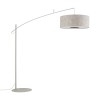 AKCIA FL I 1x25W E27 Stojací pokojová lampa, těleso kov, povrch béžová, stínítko textil béžová, difuzor plast opál, pro žárovku 1x25W, E27, 230V, IP20, rozměry d=650mm, h=2200mm, vypínač na kabelu. náhled 1