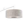 AKCIA FL I 1x25W E27 Stojací pokojová lampa, těleso kov, povrch béžová, stínítko textil béžová, difuzor plast opál, pro žárovku 1x25W, E27, 230V, IP20, rozměry d=650mm, h=2200mm, vypínač na kabelu. náhled 2