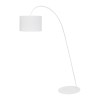 VINTON FL Stojací oblouková lampa, těleso kov, povrch černá, stínítko textil vnější šedá, vnitřní šedá, pro žárovku 1x60W, E27. 230V, IP20, tř.1, rozměry 1860x2050mm, vč vypínače na kabelu náhled 6