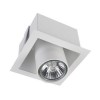 JOLIONO H1 Stropní, podhledové bodové komínkové svítidlo, nastavitelný směr svícení, těleso kov, povrch černá, pro žárovku 1x35W, GU10, 230V, IP20, tř.1, rozměry 112x112x125mm náhled 2