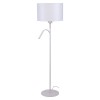 TOROLIO F2 Stojací lampa, flexibilní rameno, základna kov, povrch černá grafit, stínítko textil šedá, pro žárovku 1x60W, E27 + 1x20W, G9, 230V, IP20, tř.1, rozměry d=470mm, h=1680mm, vč vypínače náhled 2