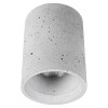 MELLO M Stropní svítidlo, těleso beton, povrch beton, imitace opotřebení, pro žárovku 1x75W, GU10, 230V, IP20, tř.1, rozměry d=140mm, h=145mm náhled 2