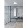 BERIOLO Stropní svítidlo, základna hliník, povrch chrom, difuzor sklo opál, LED 18W, 940lm, neutrální 4000K, 230V, zvýšené krytí IP44, tř.1, rozměry d=290mm, h=75mm náhled 3