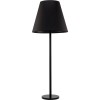 SULENIO F Stojací lampa, základna kov, povrch černá, stínítko textil černá, pro žárovku 3x60W, E27, 230V, IP20, tř.1, rozměry d=580mm, h=1620mm, vč vypínače na kabelu náhled 1