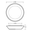 CRATER 5 VÝPRODEJ Stropní svítidlo, základna kov, povrch bílá, difuzor sklo opál mat, pro žárovku 3x10W, E27 A60, 230V, IP43, tř.2, d=490mm, h=115mm náhled 2