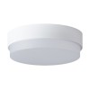 TRITON 1 LED-1L14C03 IP65 DALI 20W Stropní, průmyslové svítidlo, základna polykarbonát plast, povrch šedostříbrná, difuzor plast opál, LED 20W, 2590lm, teplá 3000K, stmív DALI, 230V, do koupelny IP65, IK10, tř.2, d=280mm, h=95 náhled 3