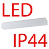 SYLVIA 2, LED-2L25U12/130 21W IP44 HRANOL Stropní, přisazené svítidlo, základna kov, povrch bílá, difuzor sklo triplex opál, LED 21W, 2700lm, neutrální 4000K, 230V, do koupelny IP44, tř.2, 75x105x610mm náhled 2