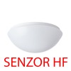 TITAN 1A LED-1L12C03KN32 SEZOR HF IP54 9W Stropní, přisazené svítidlo, senzor HF, záběr 150°, dosah 8m, čas 10s-10min, zákl kov bílá, difuzor plast opál, LED 9W, 1140lm, neutrální 4000K, 230V, do koupelny IP54, IK10, tř.1, d=220mm, h náhled 2