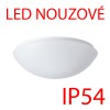 TITAN 1 LED-1L14C03KN62 NOUZOVÉ IP54 15W Nouzové svítidlo, SA - výdrž 3h, základna kov, povrch bílá, difuzor plast opál, LED 15W, 2000lm, teplá 3000K, 230V, zvýšené krytí IP54, IK10, tř.1, d=300mm, h=105mm náhled 2