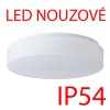 DELIA 1 LED-1L14C03KN62 NOUZOVÉ IP54 15W Nouzové svítidlo, SA - výdrž 3h, základna kov, povrch bílá, difuzor plast PMMA opál, LED 15W, 2110lm, neutrální 4000K, 230V, zvýšené krytí IP54, tř.1, d=300mm, h=75mm náhled 2