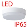 TRITON 1 LED-1L14C03 IP65 DALI 20W Stropní, průmyslové svítidlo, základna polykarbonát plast, povrch bílá, difuzor plast opál, LED 20W, 2700lm, neutrální 4000K, stmív DALI, 230V, do koupelny IP65, IK10, tř.2, d=280mm, h=95mm náhled 2