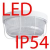 ELEKTRA 3 LED-1L11B07/IN-152K 8W IP54 Přisazené, průmyslové, prachotěsné svítidlo s ochranným košem, základna plast, povrch bílá, difuzor plast LED 8W, 1010lm, neutrální 4000K, 230V,zvýš krytí IP54, IK10, tř.2, d=210mm, h=115mm náhled 2