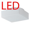 LINA 2 LED-1L12C03K53/035 9W IP43 Stropní, přisazené svítidlo, základna kov, povrch bílá, difuzor sklo triplex opál, LED 9W, 1140lm, neutrální 4000K, 230V, zvýšené kytí IP43, tř.1, rozměry 260x260x110mm náhled 2