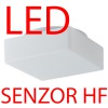 LINA 2 LED-1L12C03K53/035 15W IP43 senzor HF Stropní svítidlo, senzor HF, záběr 150°, dosah 8m, čas 10s-10min, základna kov bílá, difuzor sklo opál, LED 15W, 2110lm, neutrální 4000K, 230V, zvýš kytí IP43, tř.1, 260x260x110mm náhled 2