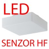 LINA 3 LED-1L14C03K64/037 IP43 20W senzor HF Stropní svítidlo, senzor HF, záběr 150°, dosah 8m, čas 10s-10min, základna kov bílá, difuzor sklo opál, LED 20W, 2700lm, neutrální 4000K, 230V, zvýš kytí IP43, tř.1, 320x320x115mm náhled 2
