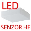 LINA 3 LED-1L14C03K64/037 IP43 15W senzor HF Stropní svítidlo, senzor HF, záběr 150°, dosah 8m, čas 10s-10min, základna kov bílá, difuzor sklo opál, LED 15W, 2110lm, neutrální 4000K, 230V, zvýš kytí IP43, tř.1, 320x320x115mm náhled 2