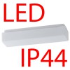 SYLVIA 2A LED-1L28C03U11/132 11W IP44 HRANOL Stropní, přisazené svítidlo, základna kov, povrch bílá, difuzor sklo triplex opál, LED 11W, 1380lm, teplá 3000K, 230V, do koupelny IP44, tř.2, 75x105x380mm náhled 2