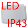 NEVA 2 LED-2L27C03U9/228 17W IP43 Stropní, přisazené svítidlo, základna kov, povrch bílá, difuzor sklo triplex opál, LED 17W, 2120lm, teplá 3000K, 230V, do koupelny IP43, tř.1, rozměry 170x195x340mm náhled 2