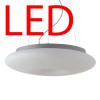 SATURN L2 LED-1L62C07ZL11/482 33W DALI Závěsné svítidlo, základna kov, povrch černá, difuzor sklo triplex opál, LED 33W, 4460lm, neutrální 4000K, stmív DALI, 230V, IP20, tř.1, d=490mm, vč lank závěsu=1000mm, lze zkrátit náhled 2