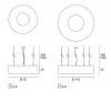 ROBBI závěsné černá Závěsné svítidlo, základna kov, povrch nikl matný, stínítko textil černá, pro žárovku 6x40W, E27, 230V, IP20, rozměry d=1100mm, h=220mm, vč. závěs lanka h=3500mm náhled 2