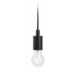 PENDANT závěsné svítidlo 1xžárovka černá Závěsné svítidlo, závěsný kabel s objímkou, základna kov, povrch černá, pro žárovku 1x6W, E27, 230V, IP20, tř.1, rozměry hlavice d=40mm, vč závěsného kabelu h=2500mm, lze krátit náhled 1