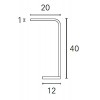 AGEN stolní LED lampa 5W Stolní lampa, materiál kov, povrch bílá, LED 5W, 340lm, teplá 3000K, 230V, IP20, tř.2, rozměry d=200mm, h=400mm, vč. dotykového vypínače s regulací stmívání náhled 2