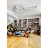 HABE Stropní, přisazené svítidlo, základna kov, povrch bílá, difuzor plast opál, LED 60W, 3900lm, teplá 3000K, Ra80+, 230V, IP20, rozměry 750x350x100mm, náhled 6