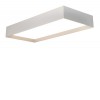 HABE Stropní, přisazené svítidlo, základna kov, povrch bílá, difuzor plast opál, LED 60W, 3900lm, teplá 3000K, Ra80+, 230V, IP20, rozměry 750x350x100mm, náhled 1