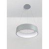  CIRCULAR 60 S LED 42W Závěsné svítidlo, základna kov, šedostříbrná, difuzor plast opál, LED 42W, neutrální 4200K, 2730lm, Ra80, 230V, IP20, rozměry d=600mm, h=130mm, vč. lank záv h=1200m, lze zkrt, náhled 3