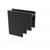 HOROS corner PV II 80x80mm Rohová L spojka 90°, vertikální odbočení, přisazeného magnetického systému, materiál hliník, povrch černá, 48V, rozměry 80x80mm náhled 1