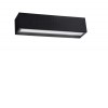 CEKRO 2x8W, CCT Nástěnné venkovní svítidlo, těleso hliník, povrch černá, difuzor plast, LED 2x8W, 1590lm, přepín. CCT teplá 3000K-neutrální 4000K, 230V, IP65, rozměry 260x60x65mm, svítí nahoru/dolů. náhled 1