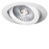 UMA R LED 18W Stropní podhledové bodové svítidlo, výklopné +-20°, těleso hliník, povrch bílá, LED 18W, 1440lm, neutrální 4000K, vyzař úhel 90°, Ra80, 230V, IP20, rozměry d=155mm, h=33mm náhled 1