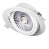 UMA R LED 6W Stropní podhledové bodové svítidlo, výklopné +-20°, těleso hliník, povrch bílá, LED 6W, 420lm, teplá 3000K, vyzař úhel 90°, Ra80, stmívatelné DALI, 230V, IP20, d=85mm, h=20mm náhled 4